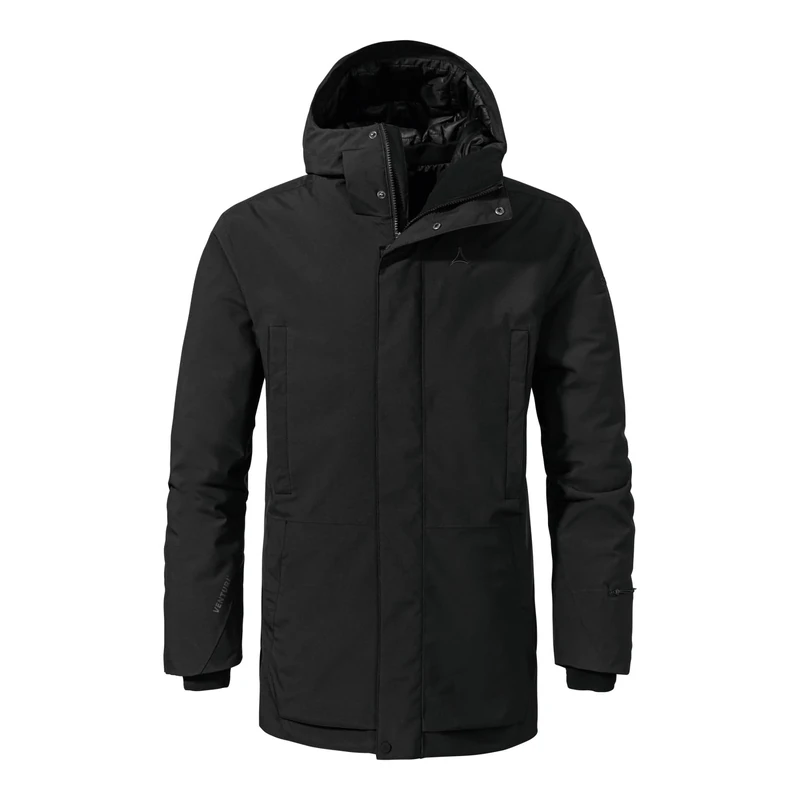Schöffel Men's Ins Parka Style Crivat MNS Winter, Black, 48 (EU)