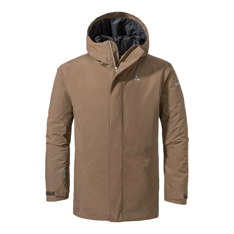 Schöffel Men's Parka Style Froda MNS Winter, Coffee, 50 (EU)