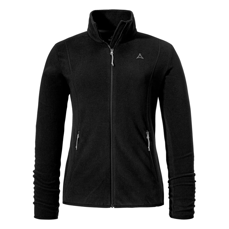 Schöffel Women's Fleece Jk Style Ash WMS Jacket, Black, 46 (EU)