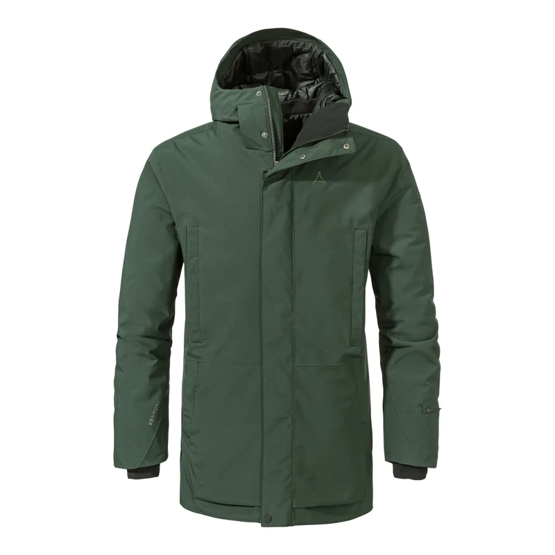 Schöffel Men's Ins Parka Style Crivat MNS Winter, Dark Jade, 52