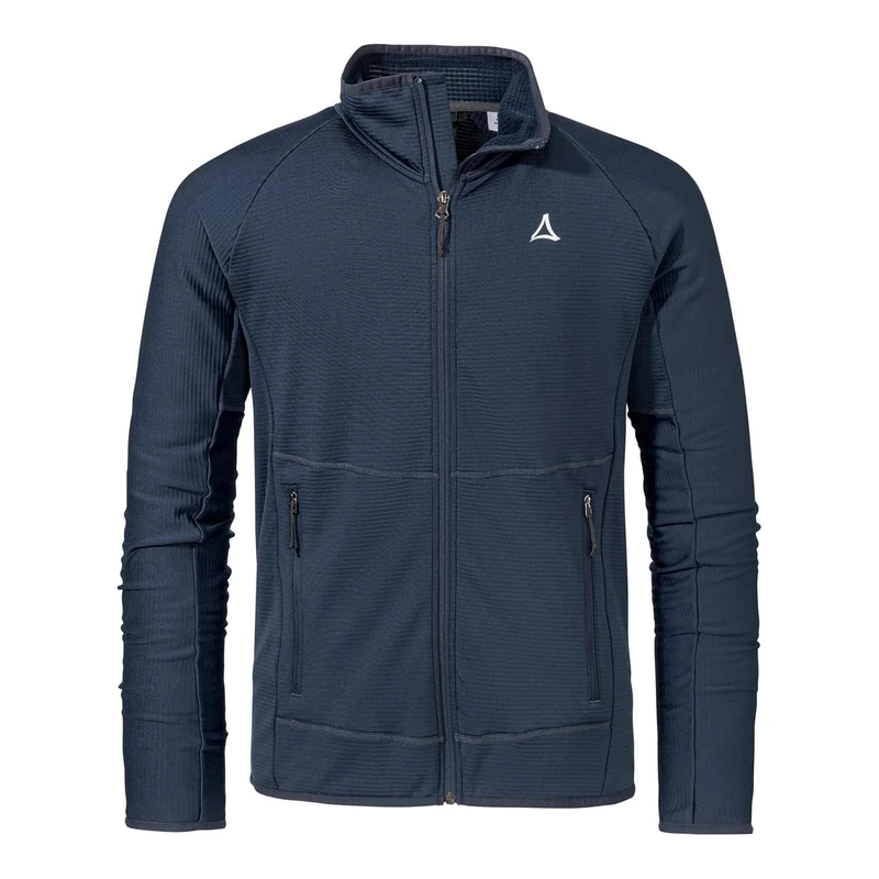 Schöffel Men's Fleece Jk Style Cascata MNS Lightweight Fleece Jacket with Stand-Up Collar Made of 2-Way Stretch, Warming Outdoor Jacket with 2 Outer Pockets