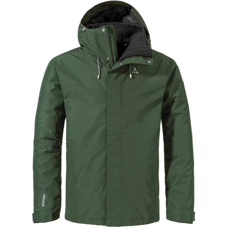 Schoffel Men's 3-in-1 Jacket Okere MNS - Dark Jade - Size 52