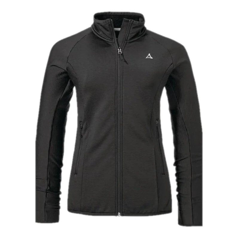 Schöffel Women's Jk Style Cascata WMS Fleece Jacket Thin & Light with Stand-Up Collar, Warming Outdoor Jacket Made of 2-Way Stretch with 2 Outer Pockets