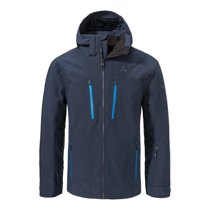 Schöffel Tanunalpe M Men's Ski Jacket, Waterproof and Breathable Ski Jacket, Outdoor Jacket with Snow Guard and Removable Hood