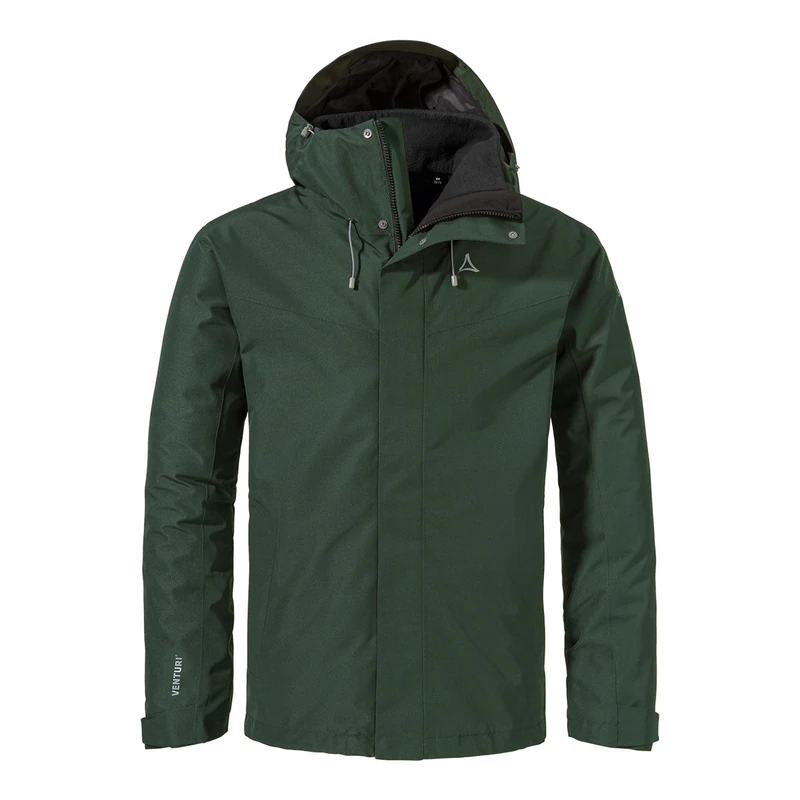 Schöffel Men's Veste 3 en 1 Style Okere MNS 3-in-1 Jacket, Dark Jade, 44