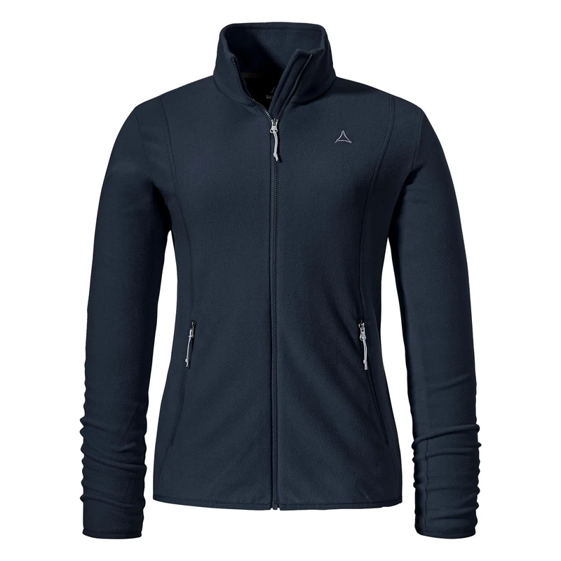 Schöffel Women's Fleece Jk Style Ash WMS Lightweight Fleece Jacket Made of Warming Tecnopile, Quick-Drying Outdoor Jacket with 2-Way Stretch