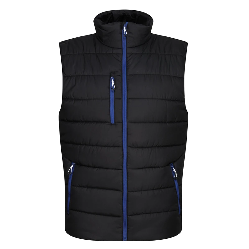 Regatta Professional Mens Navigate Thermal Gilet Body Warmer, Blk/NewRoyal, L EU