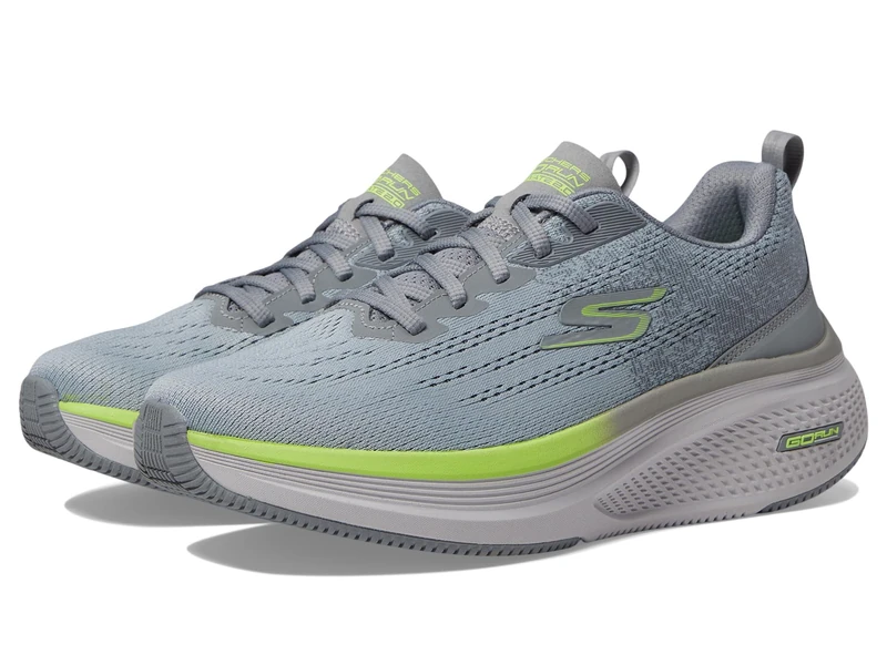 Skechers Women's Go Run Elevate 2.0 Sneaker, Gray/Lime, 8 UK