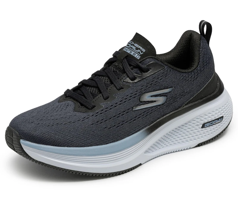 Skechers Women's Go Run Elevate 2.0 Sneaker, Black Textile/Blue Trim, 6 UK - Image 1