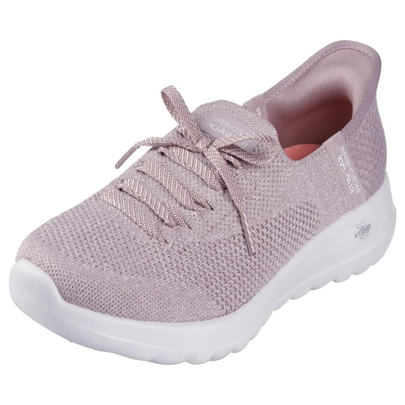 Skechers Women's Go Walk Joy Abby Hands Free Slip-ins Sneaker, Mauve, 6 UK
