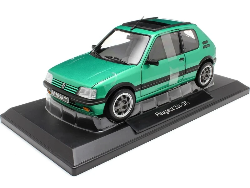 NOREV Peugeot 205 GTI Claw with Glass Roof 1991 Green 1/18