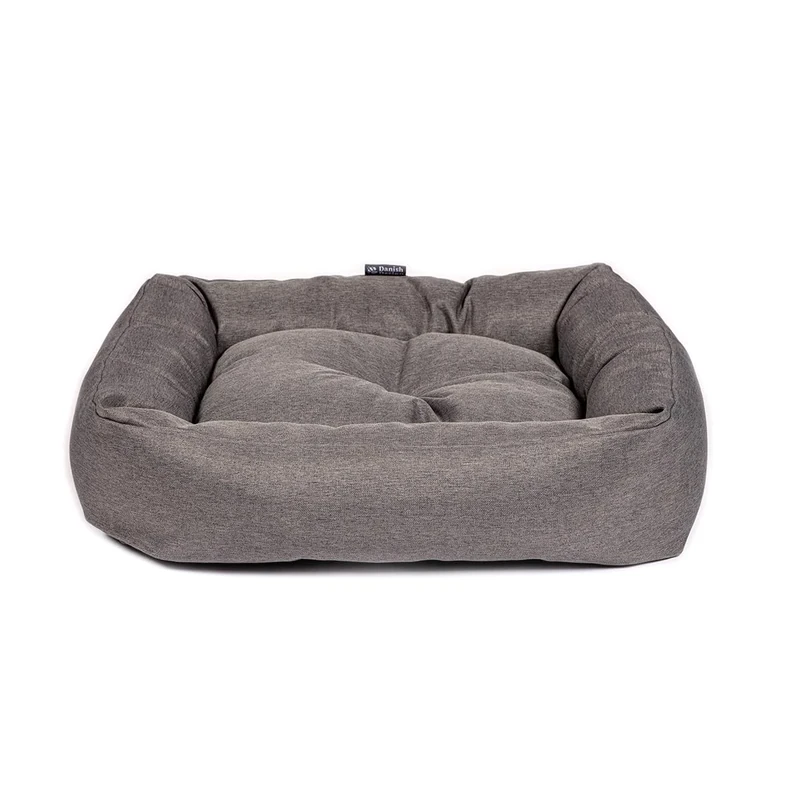 Danish Design Anti-Bacterial Stain and Odour Resistant Grey Dog/Puppy Snuggle Bed Large 35 inch
