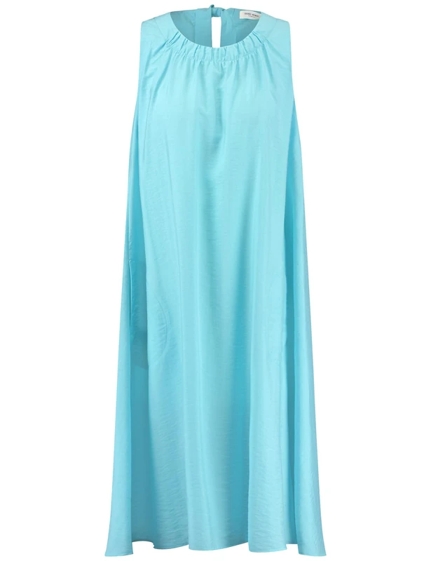 Gerry Weber Women's Sleeveless Plain Knee-Length Dress, Aqua Splash, 16