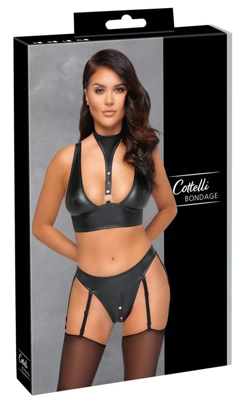 Bra Set Bondage S Black