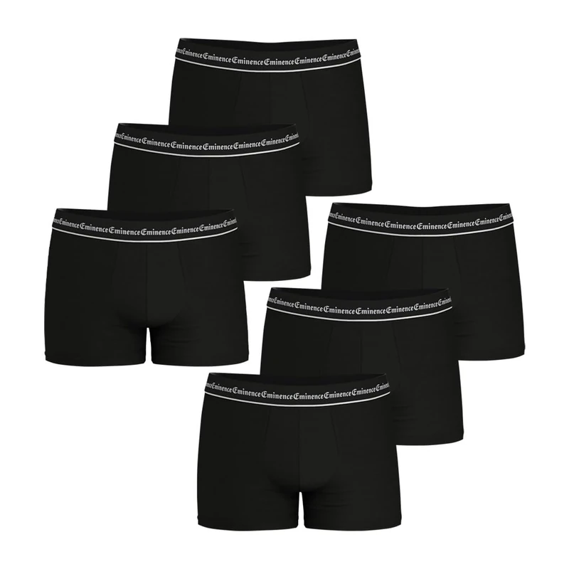 Eminence Men's Chic INTEMPOREL Underwear, Noir, S (Pack of 6)
