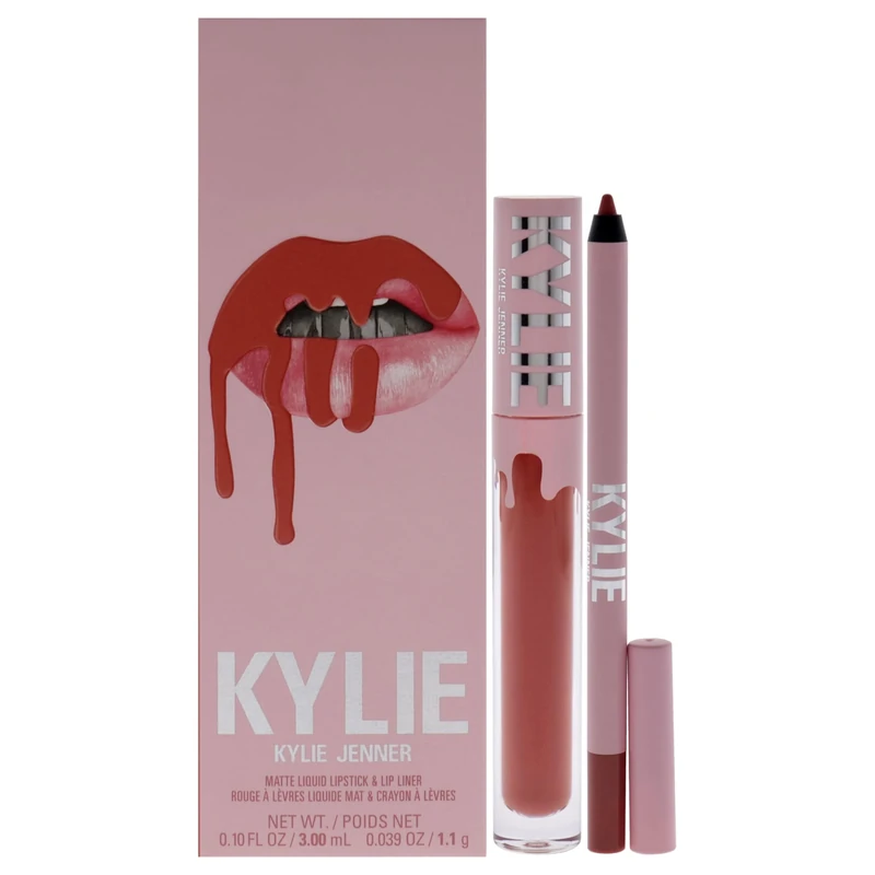 Kylie Cosmetics Matte Lip Kit - 505 Autumn For Women 2 Pc 0.10oz Matte Liquid Lipstick, 0.039oz Lip Liner