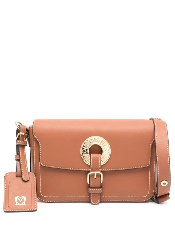 Love Moschino Shoulder Bag - Braun Walnut PU Women's Bag