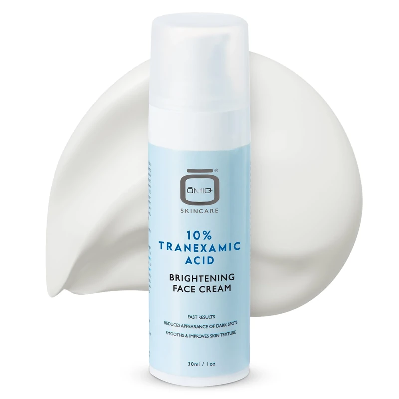10% Tranexamic Acid Cream – 1 fl oz / 30ml – Skin Brightening Cream - Skin Moisturizer, Even Skin Tone with Coconut Oil & Vitamin E