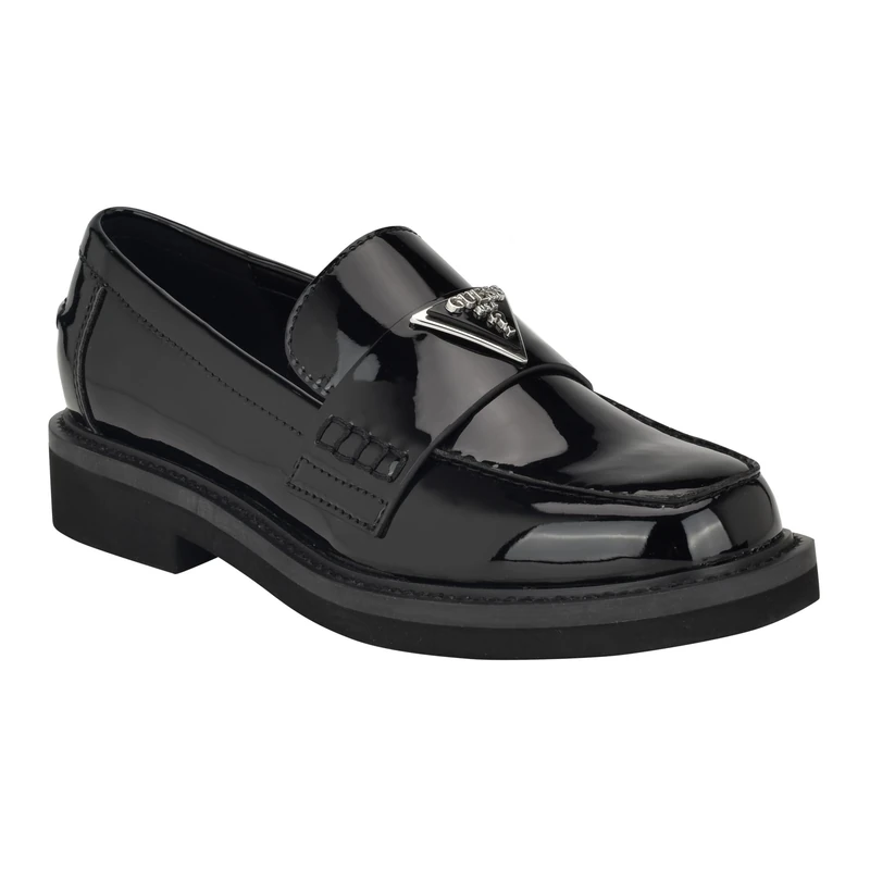 GUESS Women's Shatha Loafer, Black 003, 8 UK