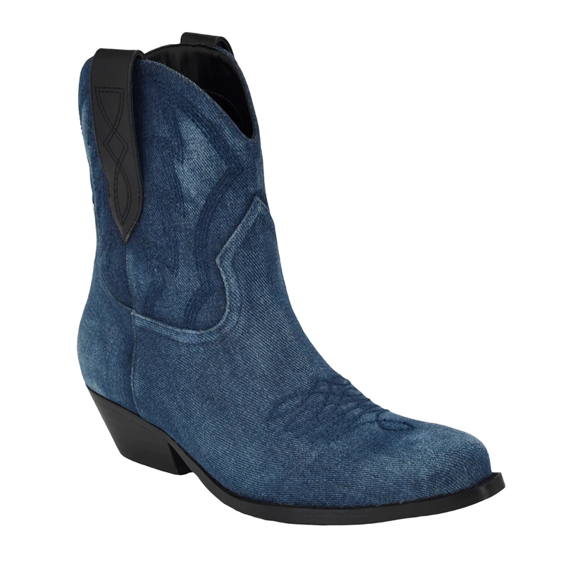 GUESS Women's Ginette Ankle Boot, Blue Denim 420, 4 UK - Image 1