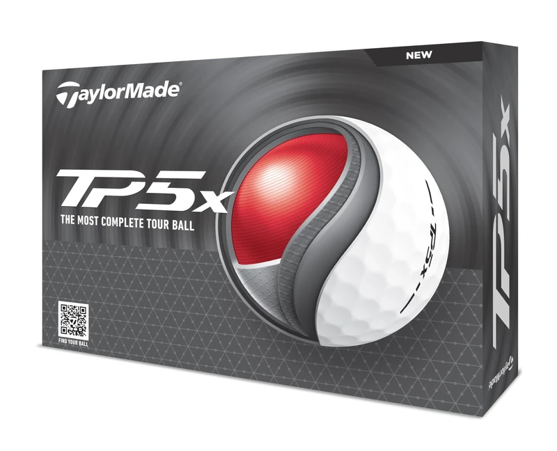 TaylorMade TM24 TP5x Golf Balls 12 Ball Pack White
