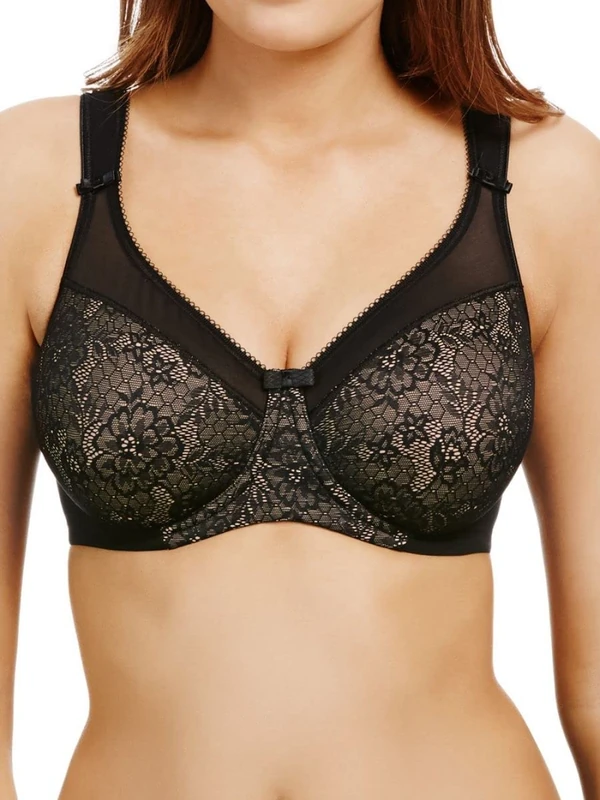 Berlei Beauty Lace Underwired Smoothing Bra Black 36B