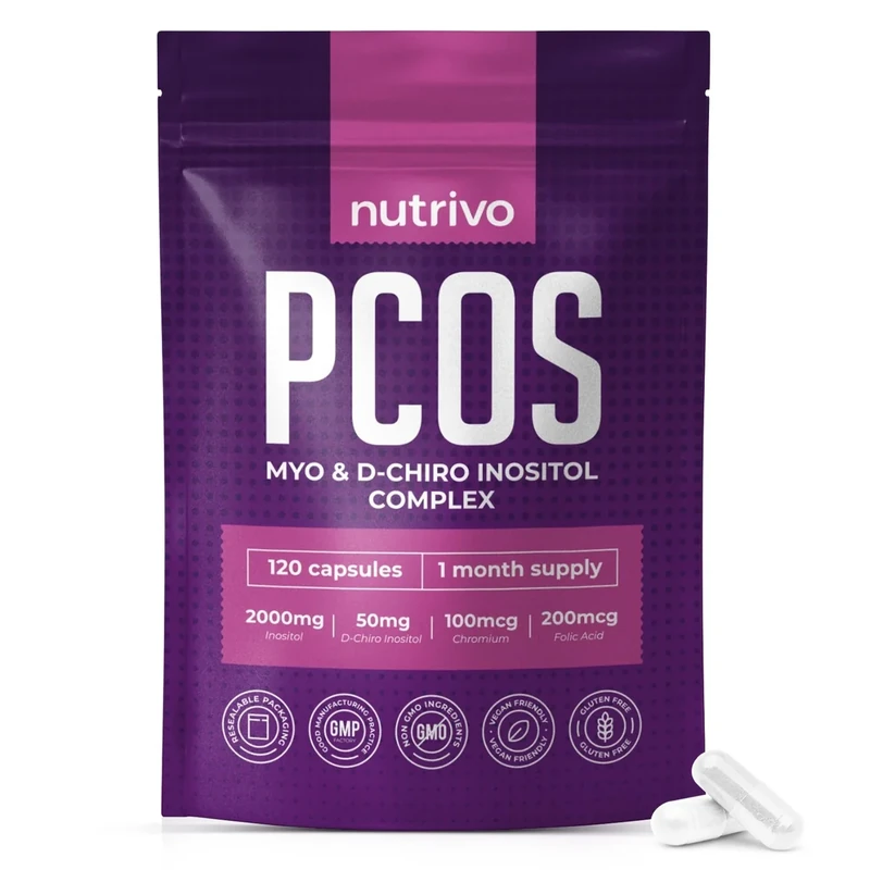 Nutrivo Myo Inositol & D-Chiro Inositol - PCOS, Fertility, Weight Loss
