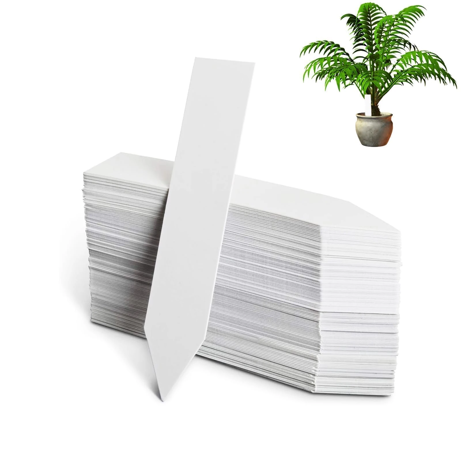 300Pcs Plant Labels for Outdoor Plants Plastic, Plant Tags, Plant Markers Garden Labels for Seed Herb Seedling Vegetable Flower Potted