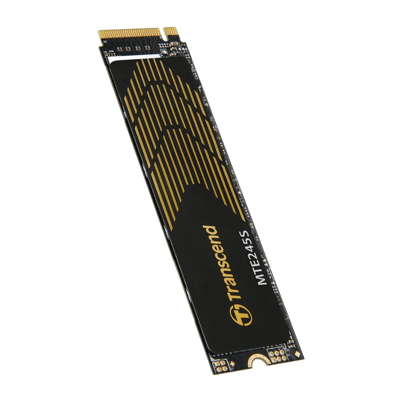 Transcend MTE245S 250GB NVMe PCIe Gen4 x4 SSD, Read/Write up to 3,200/1,400 mb/s with Graphene Heatsink TS250GMTE245S