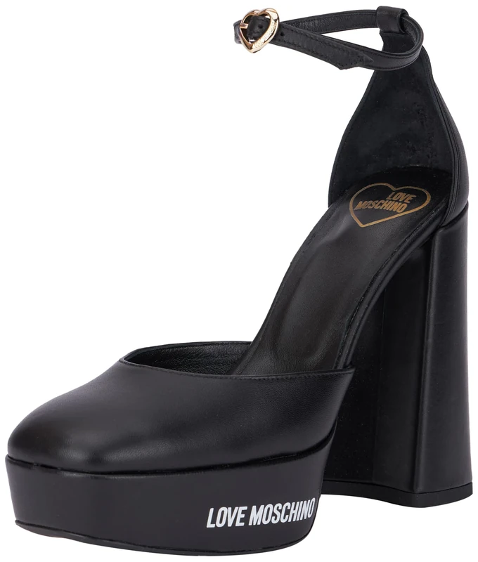 Love Moschino Heeled Sandals Women Black 2.5 UK