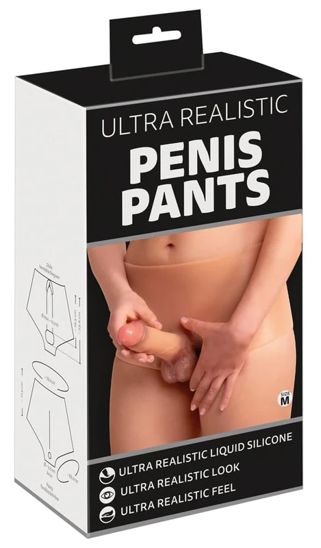 You2Toys Ultra-Realistic Penis Pants Skin Tones Light One Size