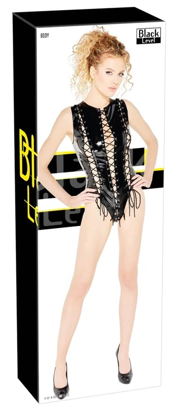 Black Level Women's Vinyl Body Lace Black S