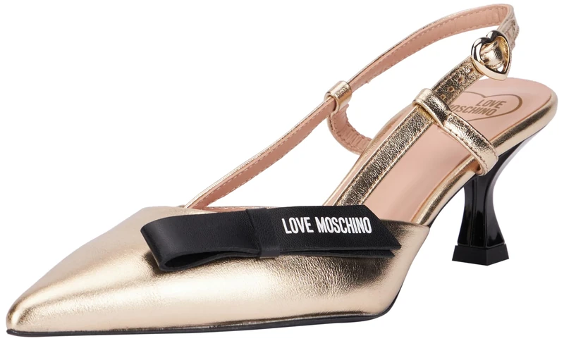 Love Moschino Heeled Sandals Women Platinum 5 UK