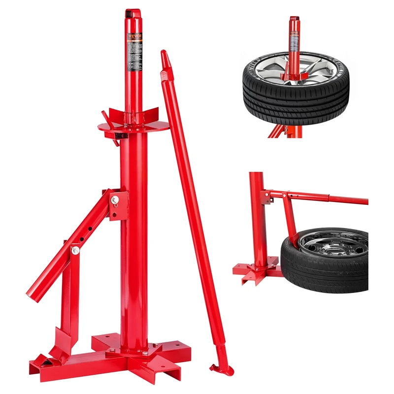 VEVOR Manual Tire Changer, Portable Hand Bead Breaker Mounting Tool for 203-406 mm Tires, Compatible with Car Truck Trailer, Tire Mounting Machine for Home Garage Small Auto Shop