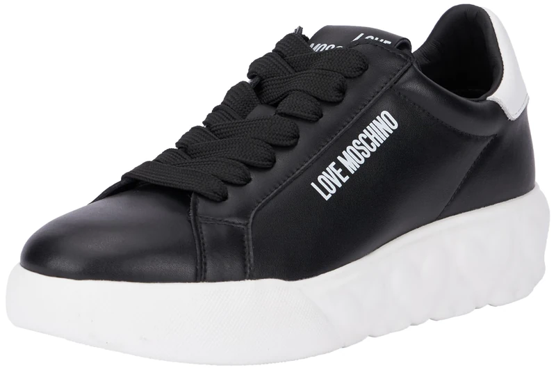 Love Moschino Sneakers Women Black White 6 UK