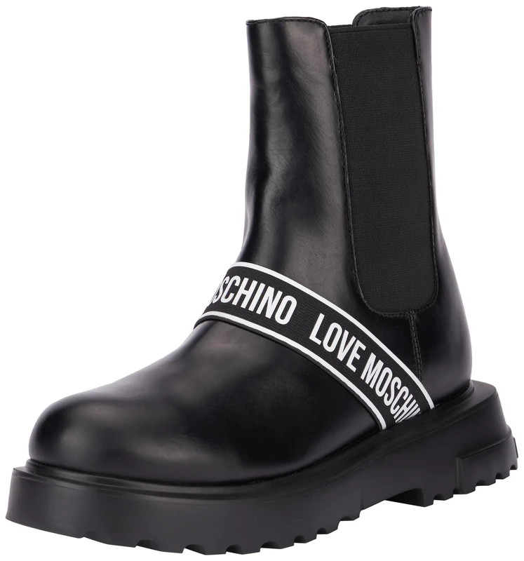 Love Moschino Ankle Boots Women Black 7.5 UK