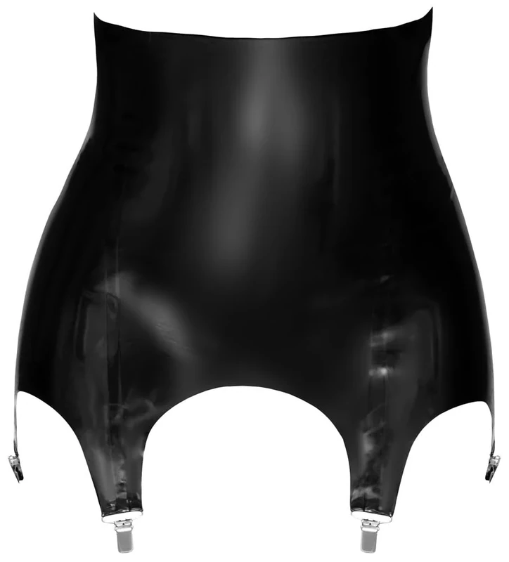 Late X Women's Suspender Belt Black XXL