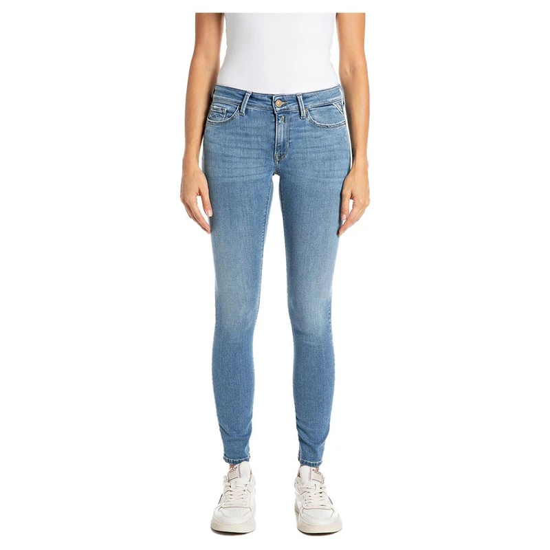 REPLAY Adult WH689 New Luz Jeans, Medium Blue 009-6, 30W / 30L