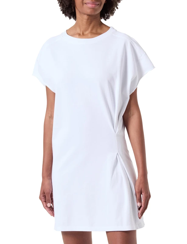Replay Women's W9140 Casual Dress, 001 White, L