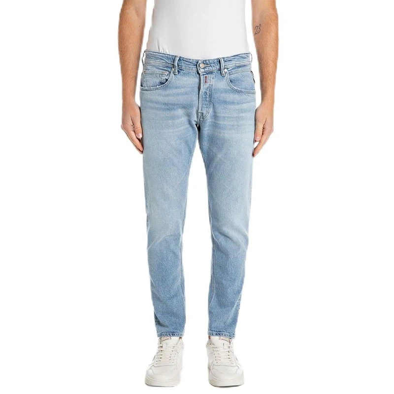 REPLAY Herren Jeans Willbi Regular-Fit Original, Blau (Light Blue 010), 29W / 32L