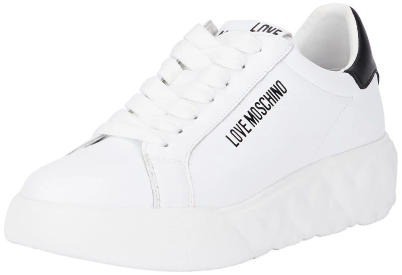 Love Moschino Sneakers Women White Black 4 UK