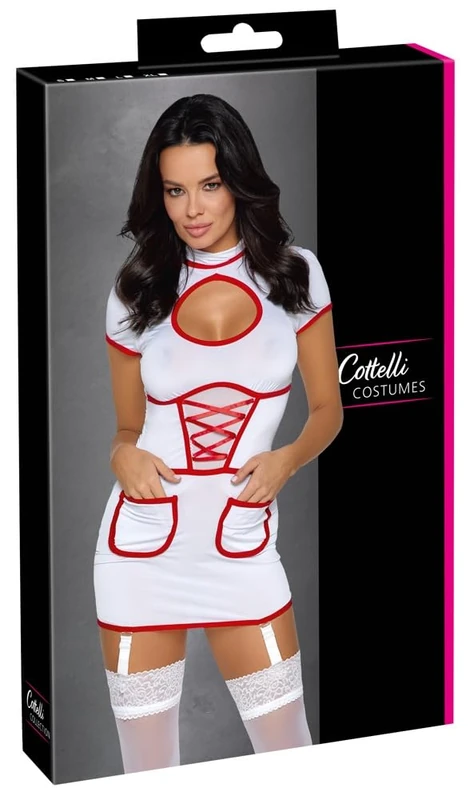 Cottelli Costumes Women's Nurse White/Red L