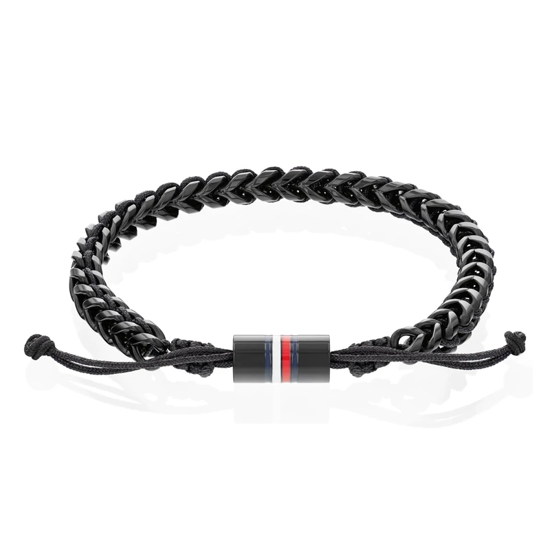 Tommy Hilfiger Jewelry Men's Rope bracelet Black - 2790513