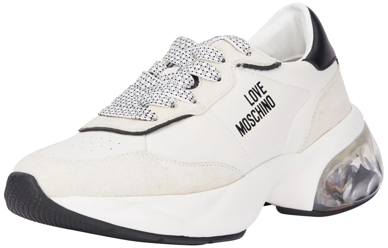 Love Moschino Women's White Sneakers - Size 4 UK
