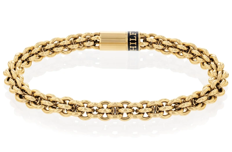 Tommy Hilfiger Jewelry Men's Chain Bracelet in Yellow Gold - 2790522