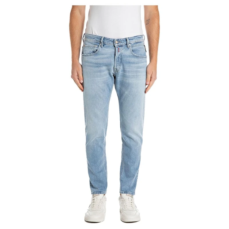 REPLAY Herren Jeans Willbi Regular-Fit Original, Blau (Light Blue 010), 34W / 34L