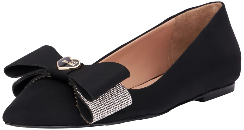 Love Moschino Ballet Flats Women Black 6 UK