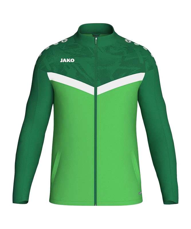 JAKO Unisex Children Polyesterjacke Iconic Sport Jacket, Soft Green/sportgrün, 128