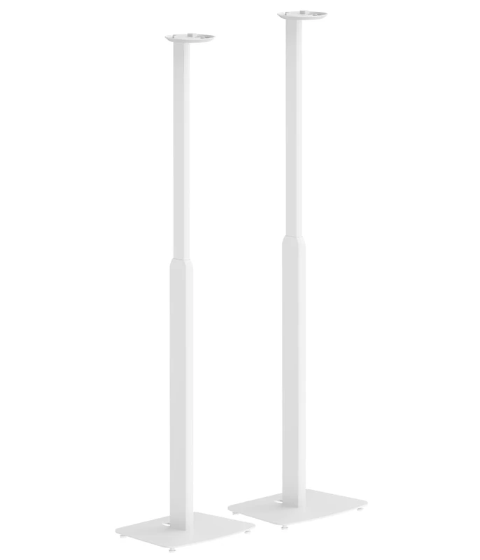 myWall Sonos Era 100 Height-Adjustable Speaker Stands - HS43WL, Set of 2, Perfect Sound Alignment, Decoupling, White