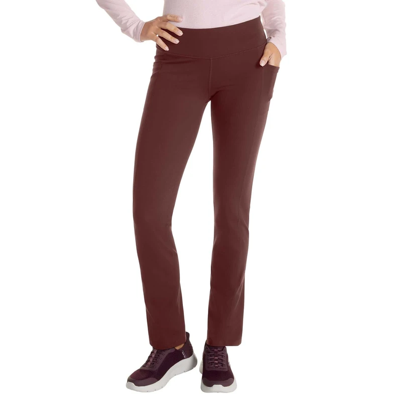 Skechers Women's Leggings - The Gowalk Pant OG - Burgundy, 2XL
